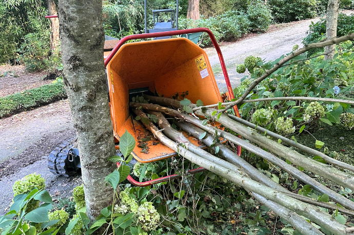 hout hakselen 